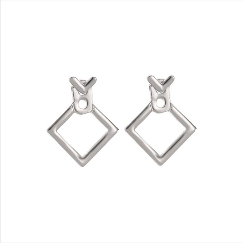 Earrings Women Minimalist Circle Bohemian Hoop Drop Cute Trendy Jewelry - Picture 7 of 7